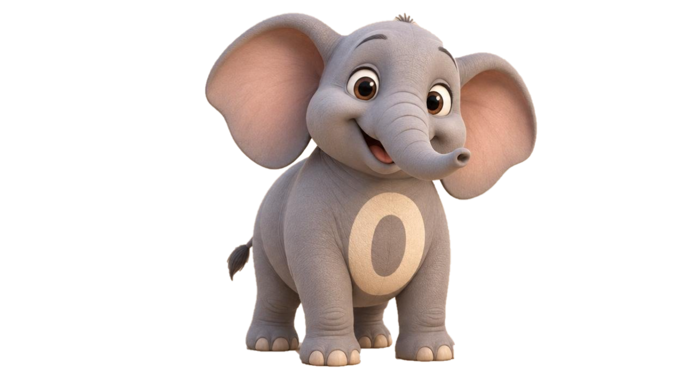 Rocco the elephant, the Number Zero
